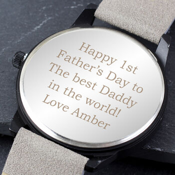 Personalised Mens Wrist Watch Gifts For Him