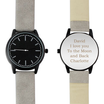 Personalised Mens Wrist Watch Gifts For Him