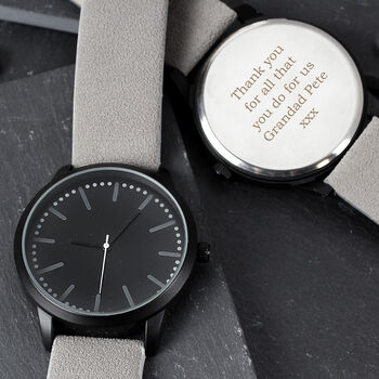 Personalised Mens Wrist Watch Gifts For Him