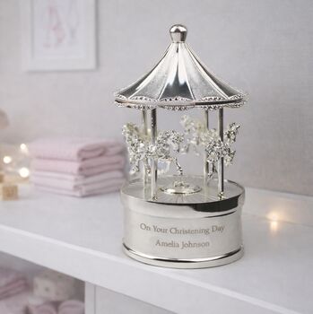 Personalised Music Box Christening Gifts Newborn Presents