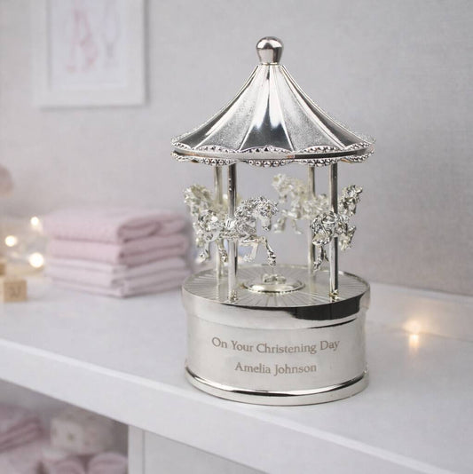 Personalised Music Box Christening Gifts Newborn Presents