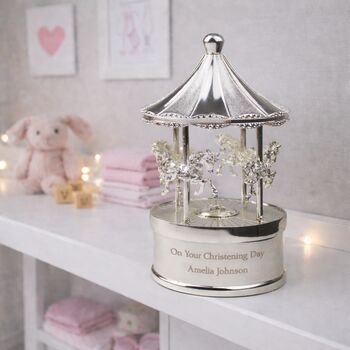 Personalised Music Box Christening Gifts Newborn Presents