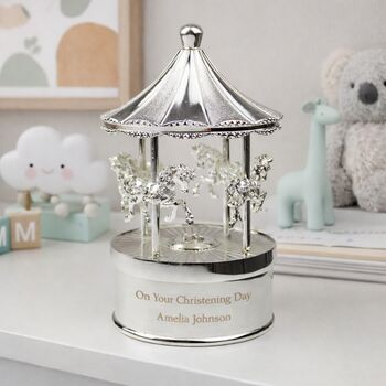 Personalised Music Box Christening Gifts Newborn Presents