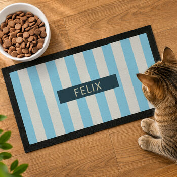 Personalised Pet Bowl Mat For Dog Gifts And Cat Gifts