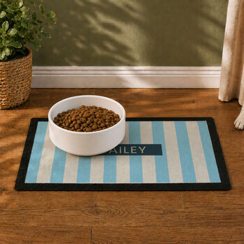 Personalised Pet Bowl Mat For Dog Gifts And Cat Gifts