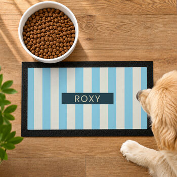 Personalised Pet Bowl Mat For Dog Gifts And Cat Gifts