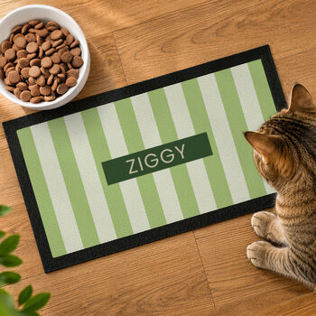 Personalised Pet Bowl Mat For Dog Gifts And Cat Gifts