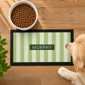 Personalised Pet Bowl Mat For Dog Gifts And Cat Gifts