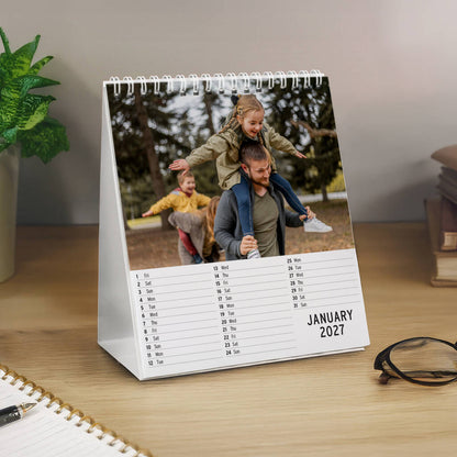 Personalised Photo Desk Calendar Gift