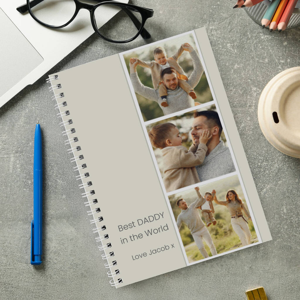Personalised Photo Notebook Gift A5