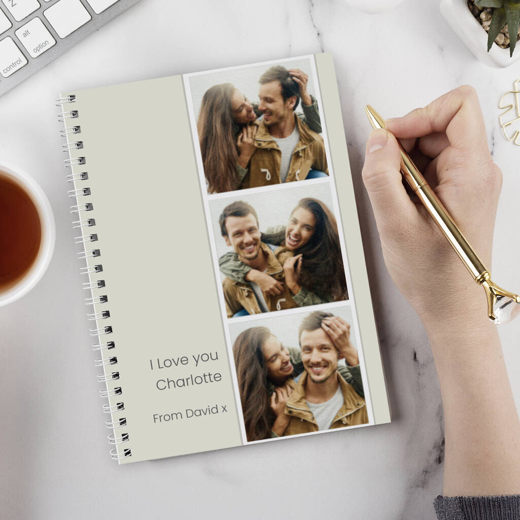 Personalised Photo Notebook Gift A5