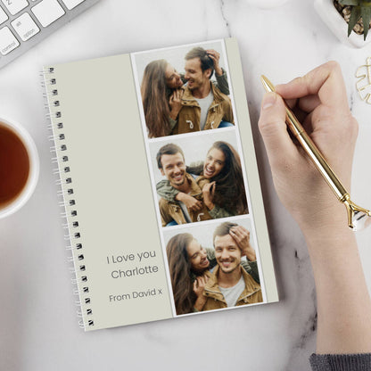 Personalised Photo Notebook Gift A5