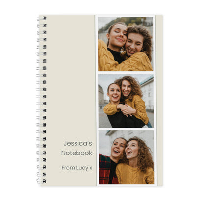 Personalised Photo Notebook Gift A5