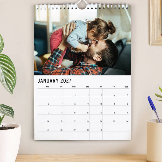 Personalised Photo Wall Calendar Gift