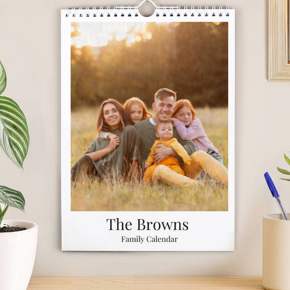 Personalised Photo Wall Calendar Gift