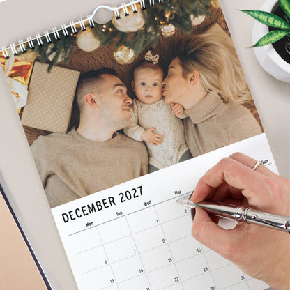 Personalised Photo Wall Calendar Gift