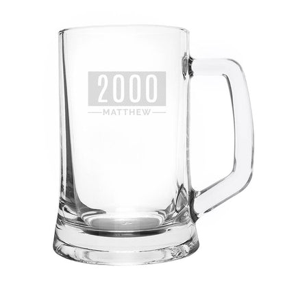 Personalised Pint Glass Tankard Gifts For Him
