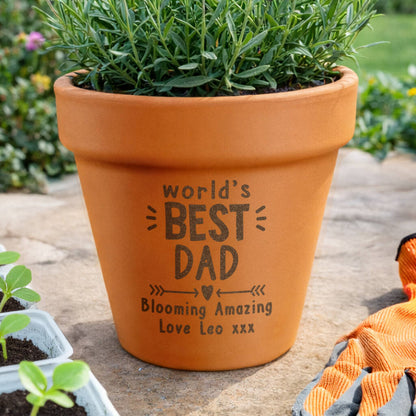 Personalised Plant Pot Gift World’s Best