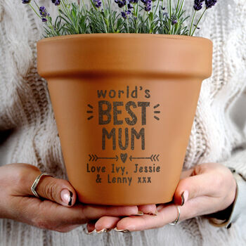 Personalised Plant Pot Gift World’s Best