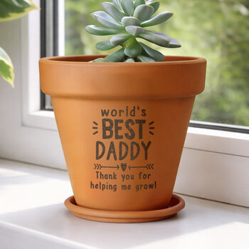 Personalised Plant Pot Gift World’s Best