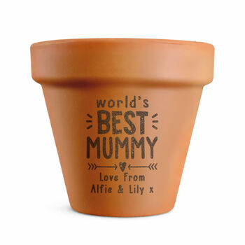 Personalised Plant Pot Gift World’s Best