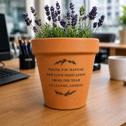 Personalised Plant Pot Thank You Gifts