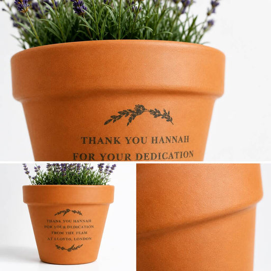 Personalised Plant Pot Thank You Gifts