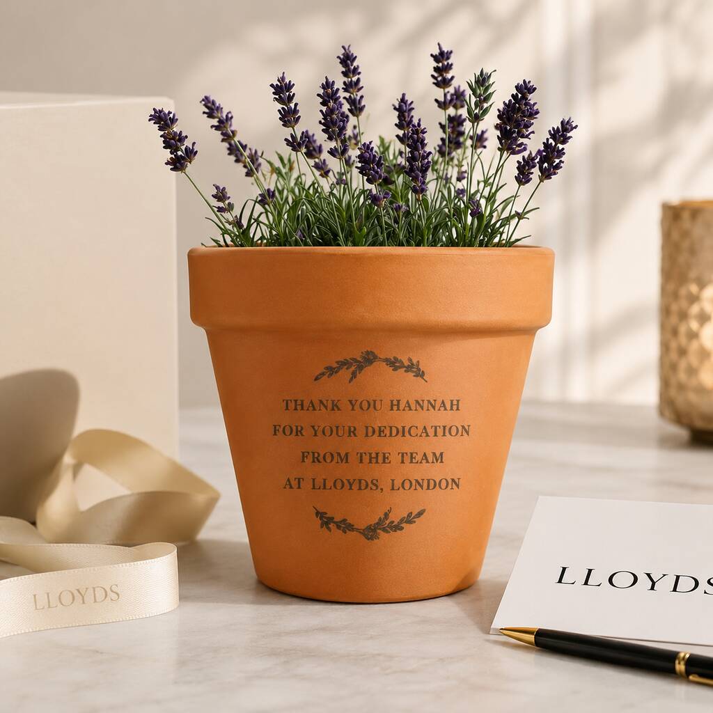 Personalised Plant Pot Thank You Gifts