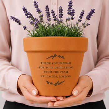 Housewarming Gifts Personalised Plant Pot