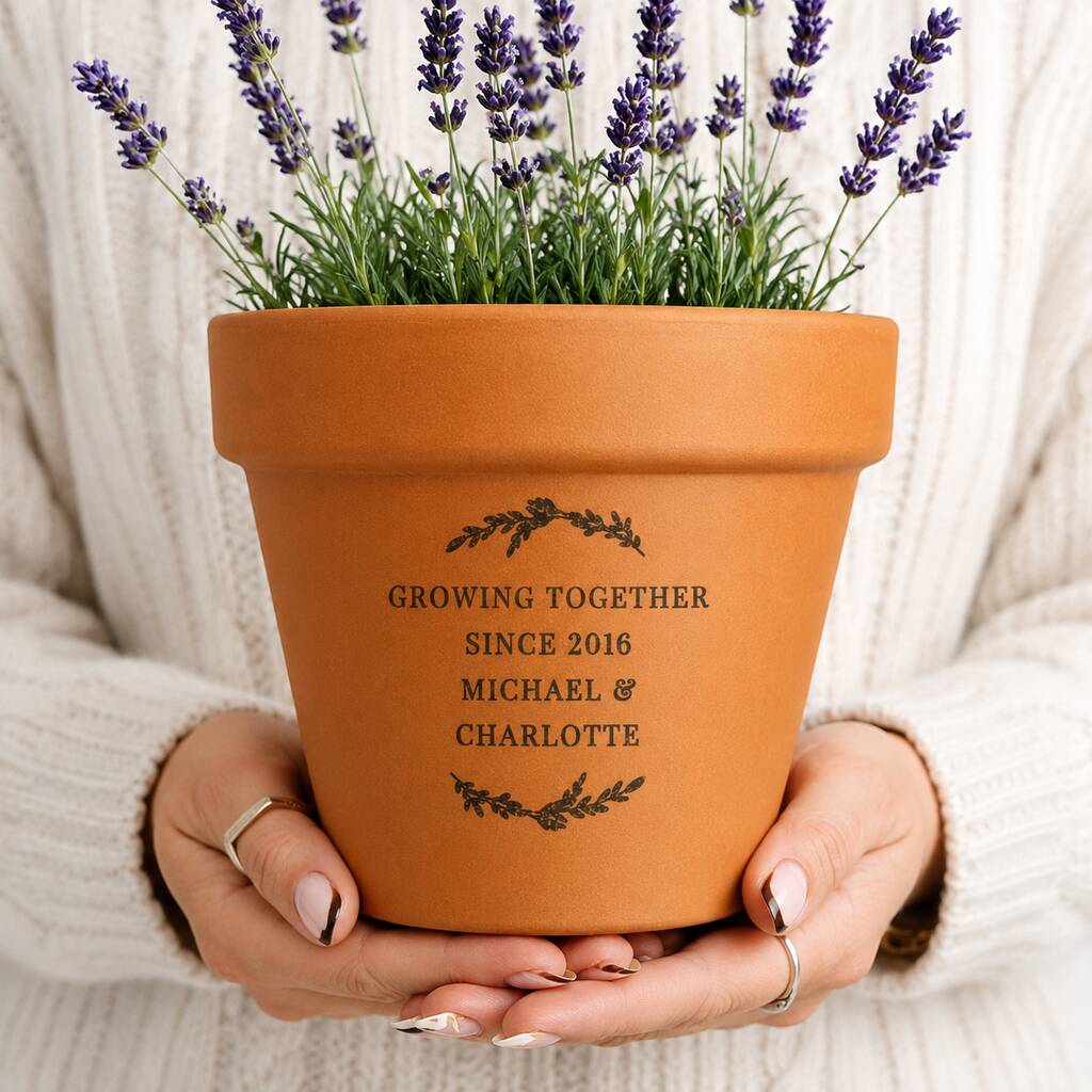 Personalised Plant Pot Thank You Gifts