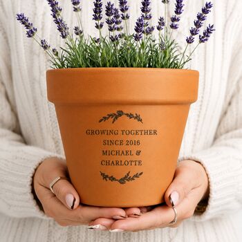 Housewarming Gifts Personalised Plant Pot