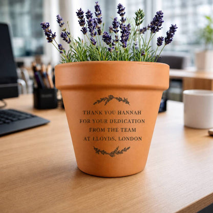 Personalised Plant Pot Thank You Gifts
