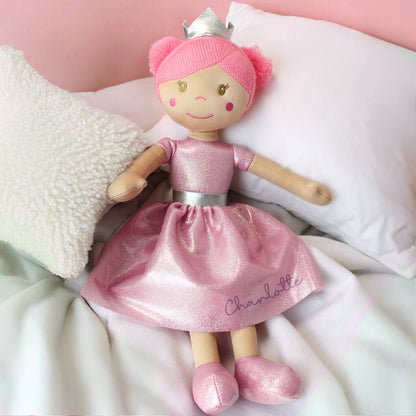 Personalised Rag Doll Baby Girl And Granddaughter Gift