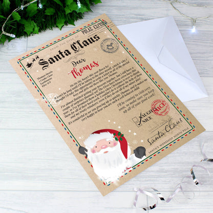 Personalised Santa Claus Letter Gift For Children