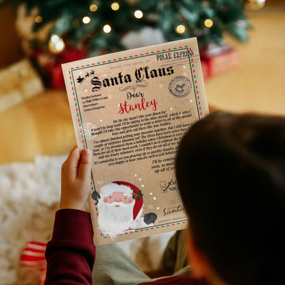 Personalised Santa Claus Letter Gift For Children