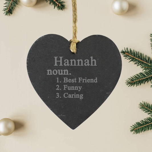 Personalised Slate Engraved Name Definition