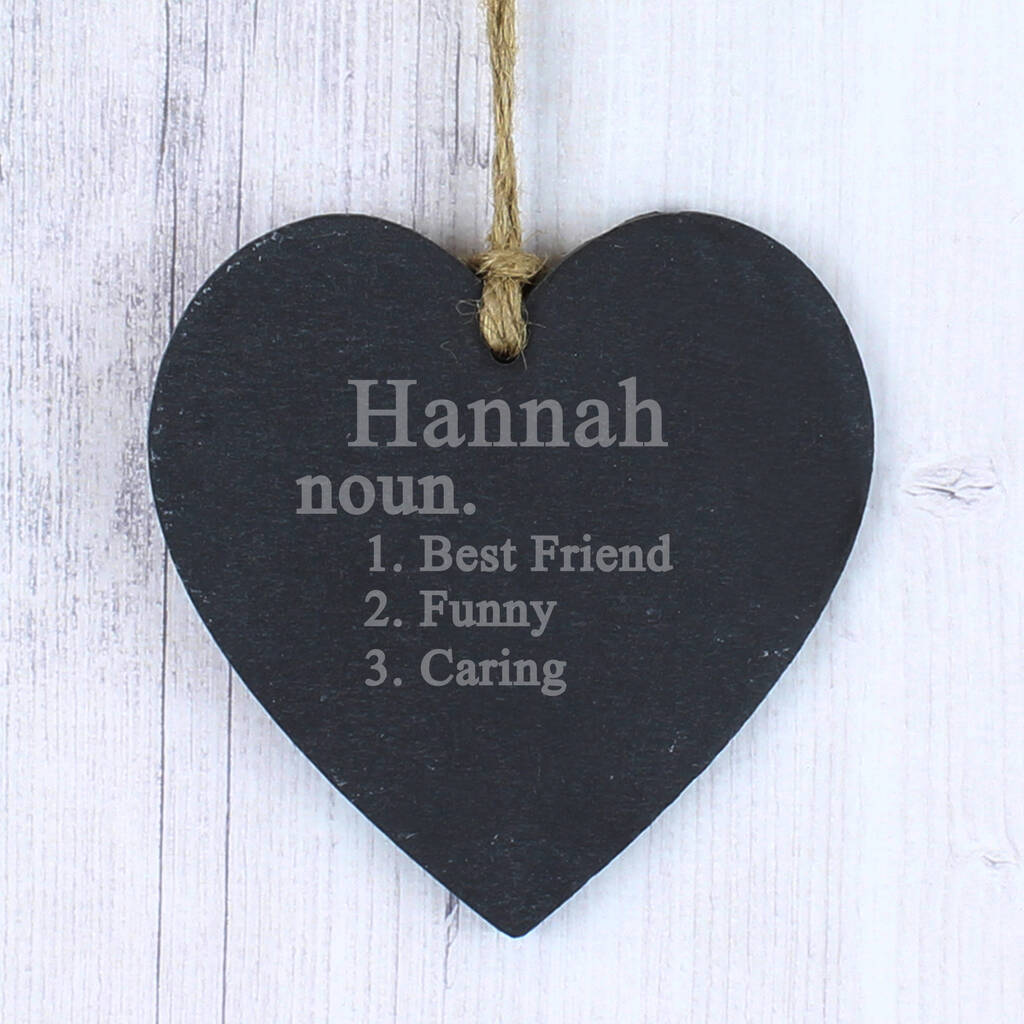 Personalised Slate Engraved Name Definition