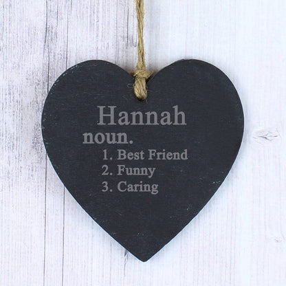 Personalised Slate Engraved Name Definition