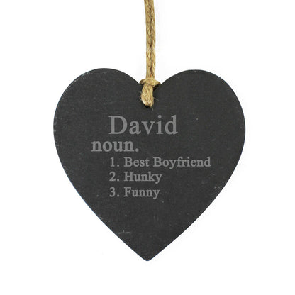 Personalised Slate Engraved Name Definition