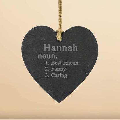 Personalised Slate Engraved Name Definition
