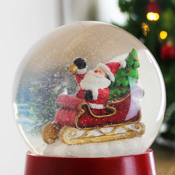 Personalised Snow Globe Musical Ornament For Children Christmas Gifts