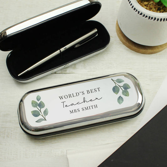 Personalised Pen Gift Set Thank You