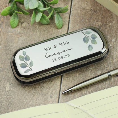 Personalised Pen Gift Set Thank You