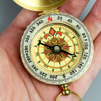 Personalised Travel Compass Gift For Travellers