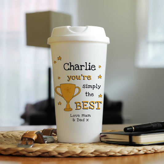 You Are Simply The Best Personalised Travel Mug Gift