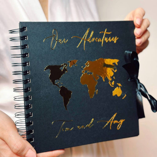 Personalised Travel Scrapbook Anniversary Gift Album