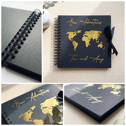 Personalised Travel Scrapbook Anniversary Gift Album