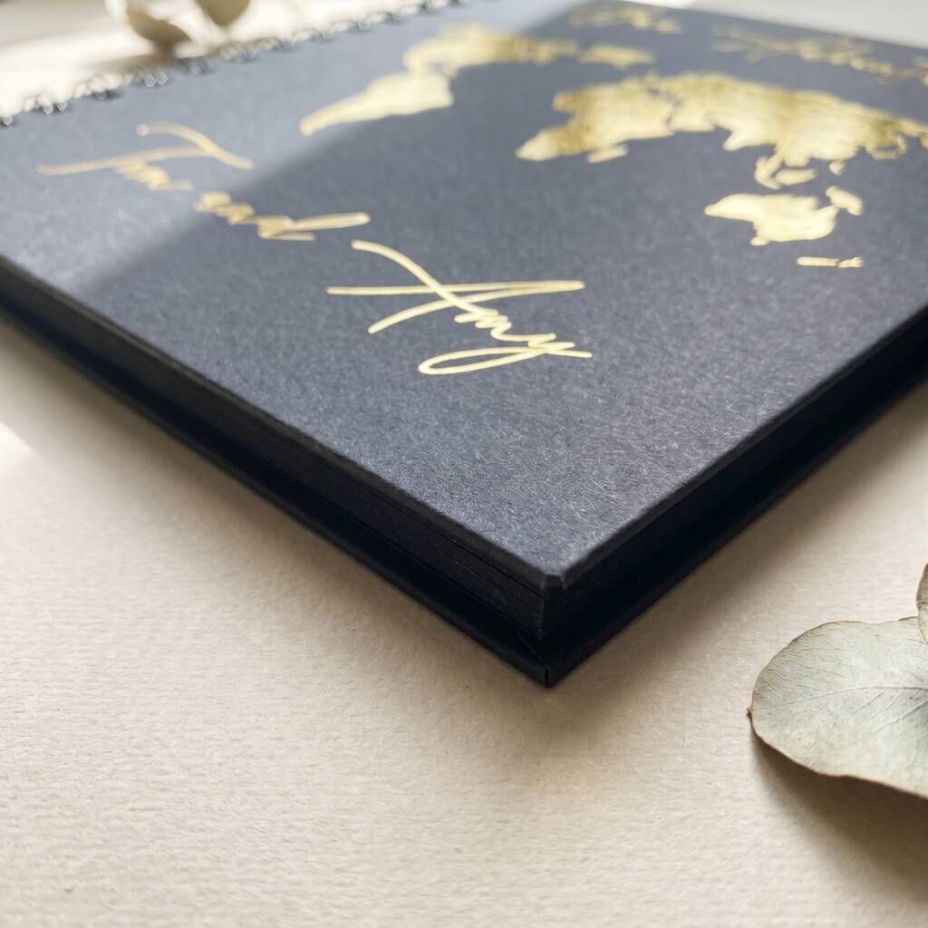 Personalised Travel Scrapbook Anniversary Gift Album