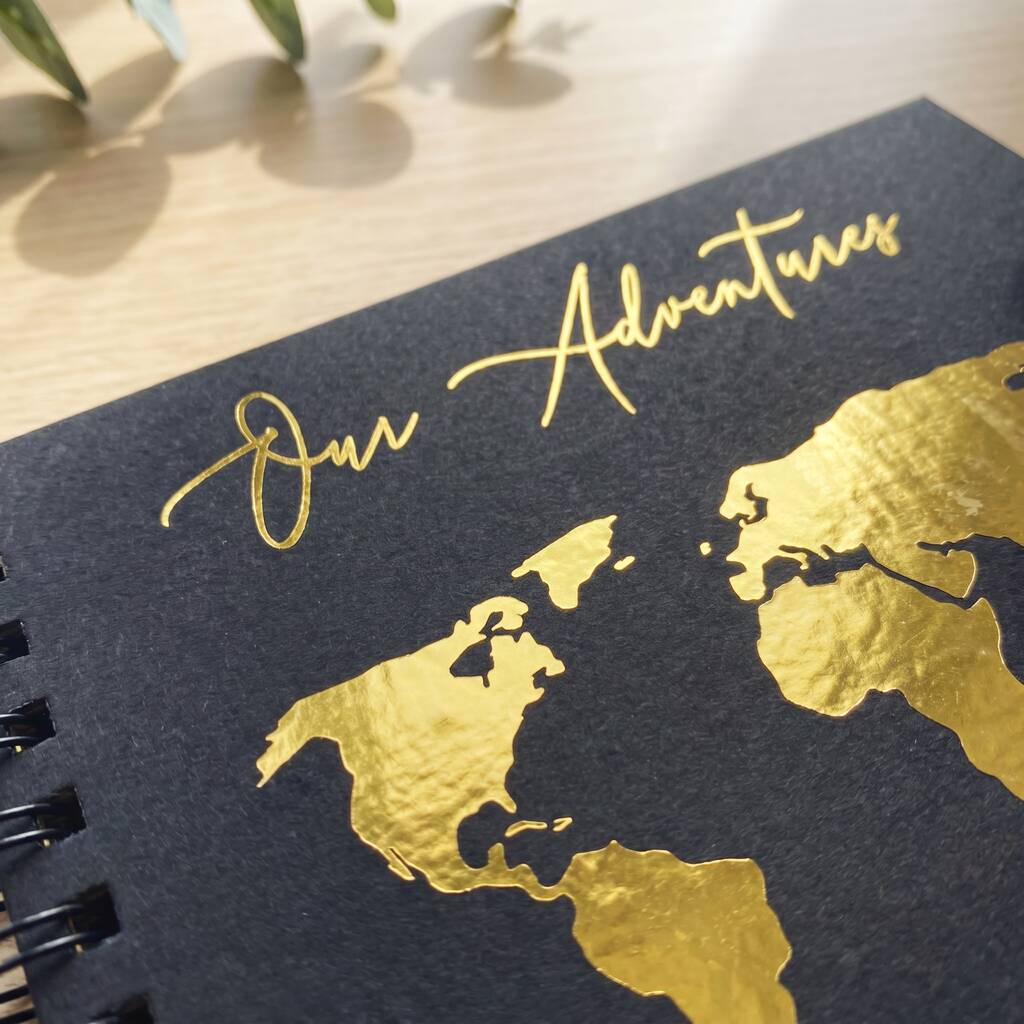 Personalised Travel Scrapbook Anniversary Gift Album