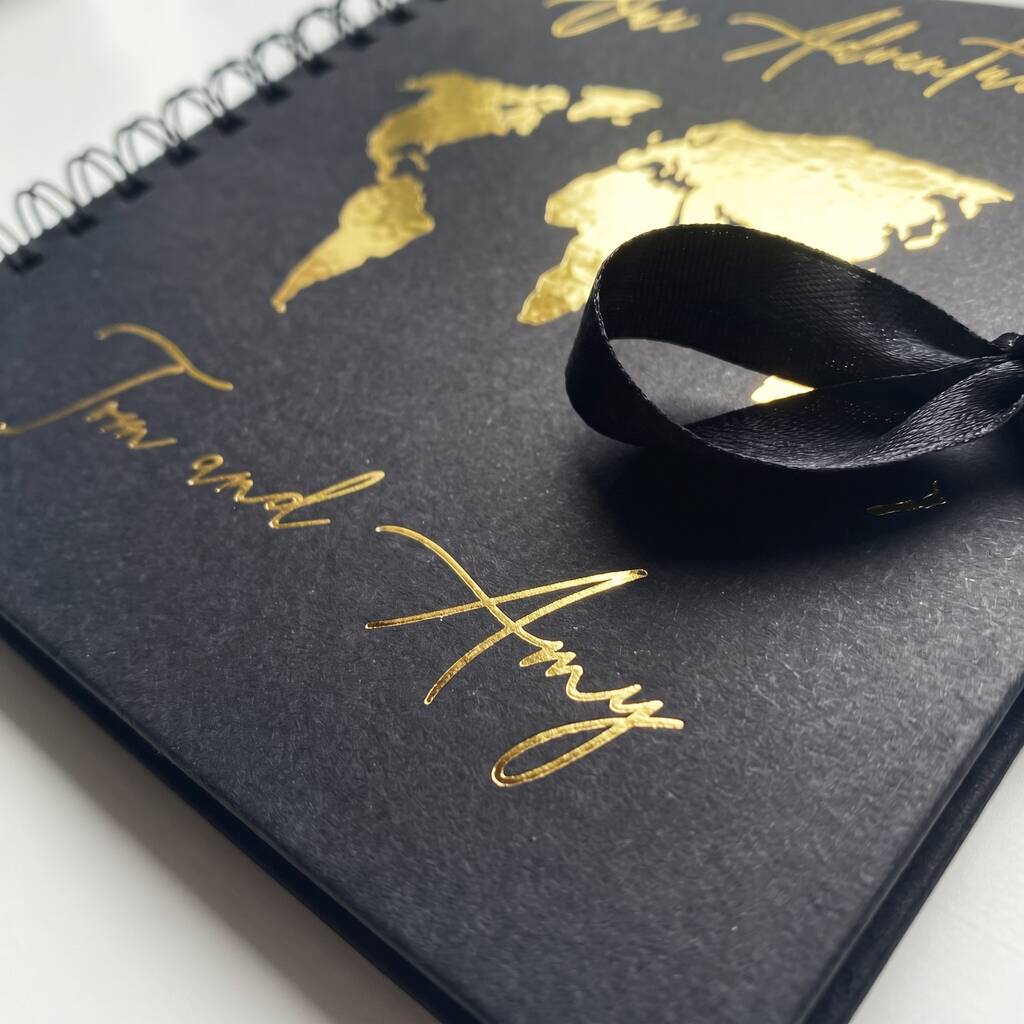 Personalised Travel Scrapbook Anniversary Gift Album